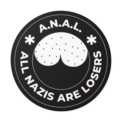 Free Oppression - Stickers - All Nazis Are Losers – Round Vinyl Sticker