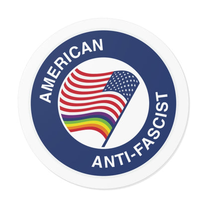 Free Oppression - Stickers - American Anti - Fascist – Round Vinyl Sticker