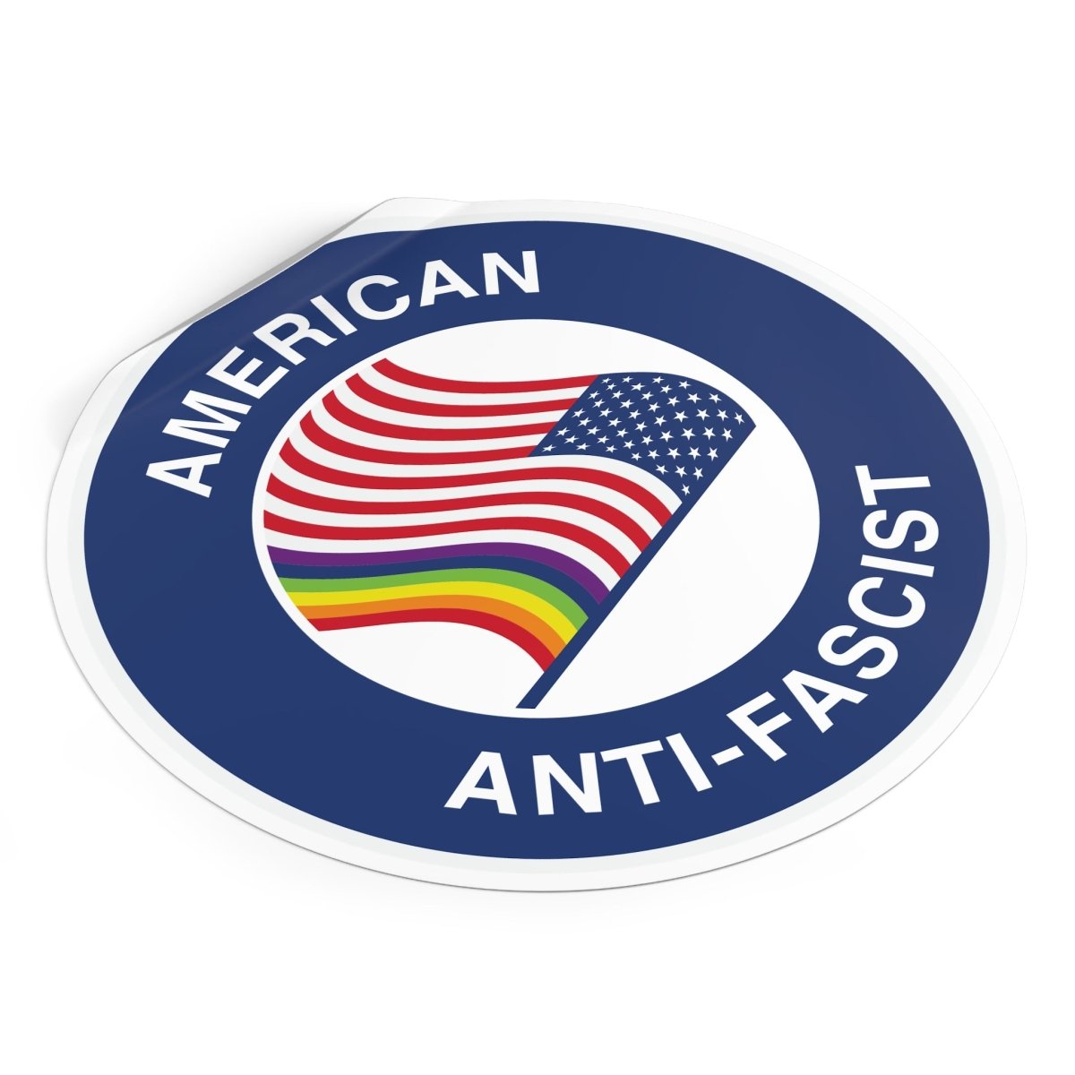 Free Oppression - Stickers - American Anti - Fascist – Round Vinyl Sticker