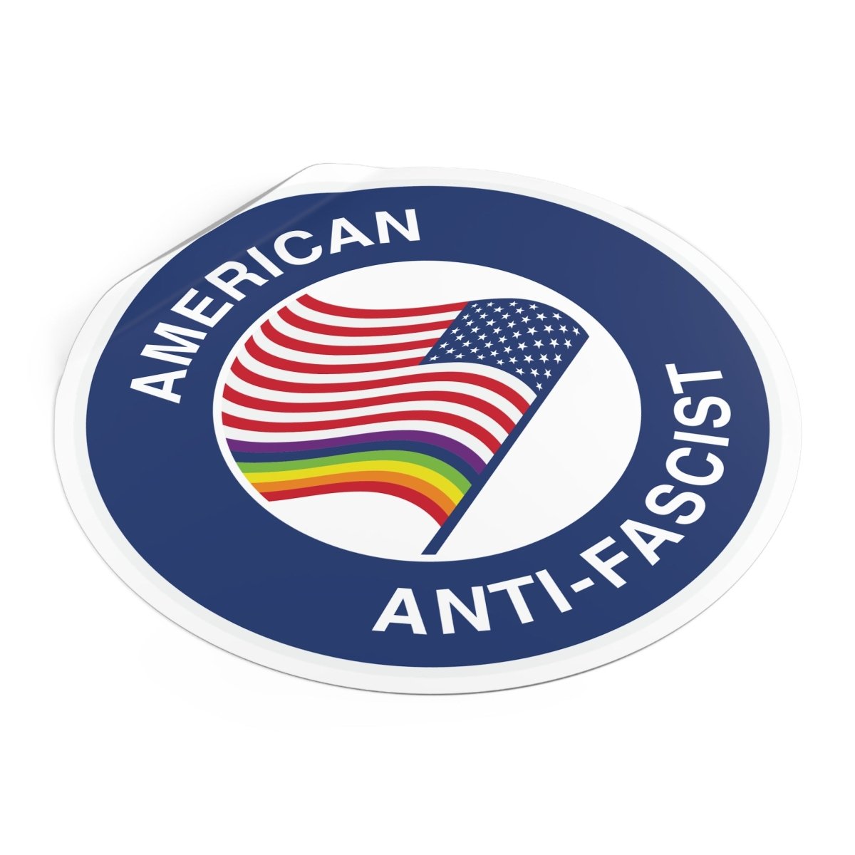 Free Oppression - Stickers - American Anti - Fascist – Round Vinyl Sticker