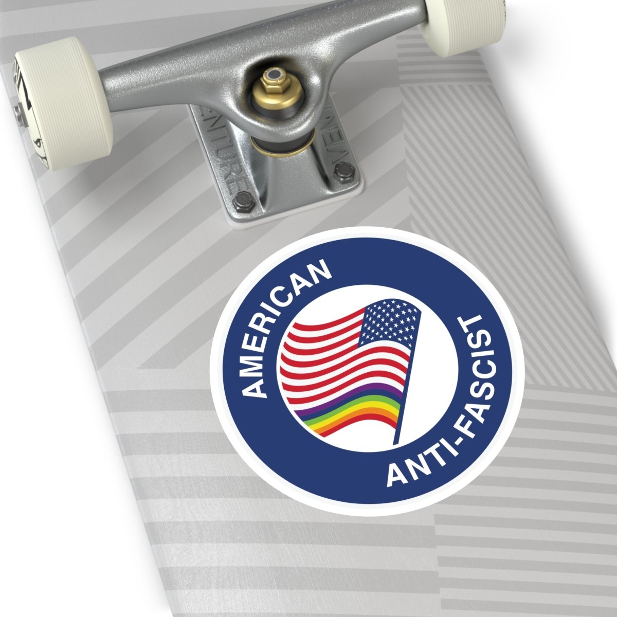 Free Oppression - Stickers - American Anti - Fascist – Round Vinyl Sticker