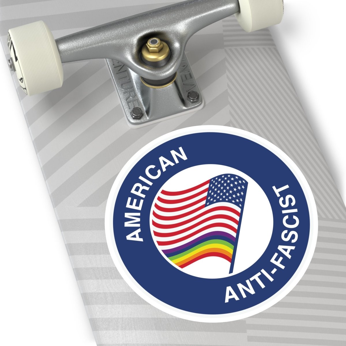 Free Oppression - Stickers - American Anti - Fascist – Round Vinyl Sticker