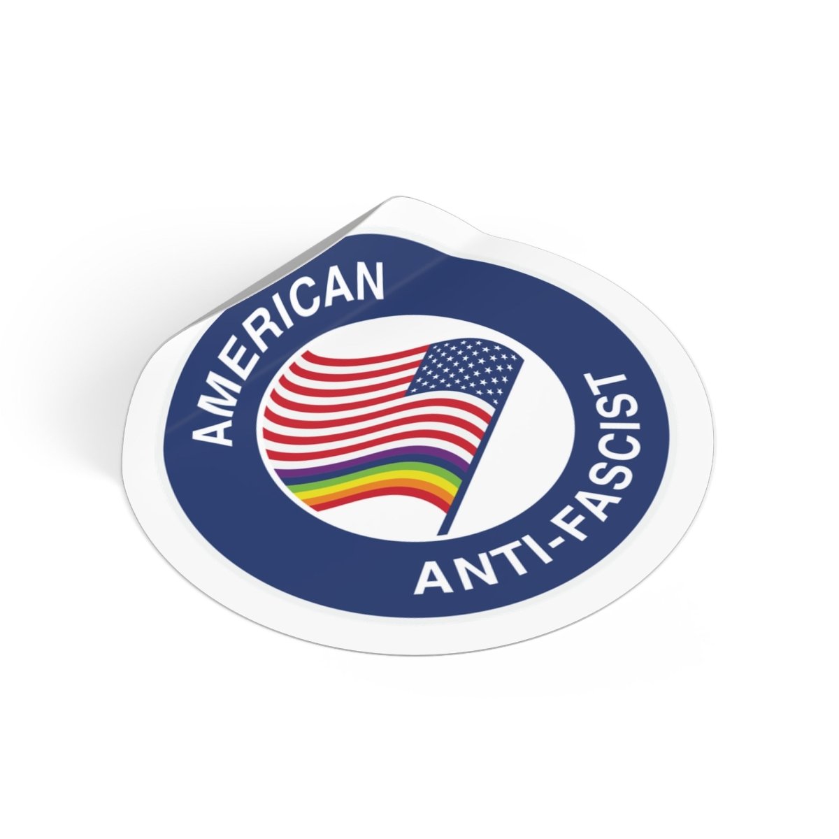 Free Oppression - Stickers - American Anti - Fascist – Round Vinyl Sticker
