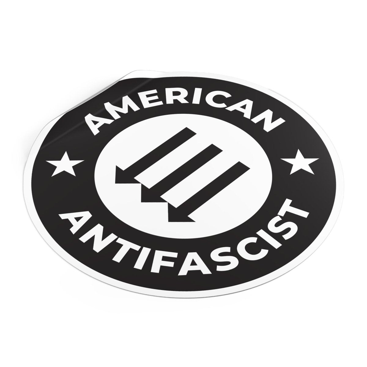 Free Oppression - Stickers - American Antifascist – Round Vinyl Sticker