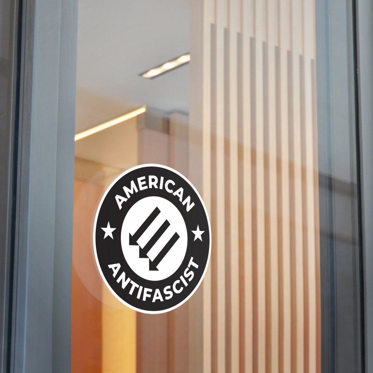 Free Oppression - Stickers - American Antifascist – Round Vinyl Sticker