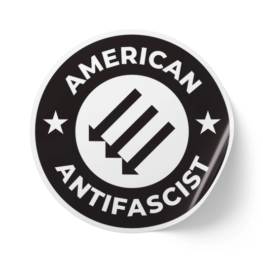 Free Oppression - Stickers - American Antifascist – Round Vinyl Sticker