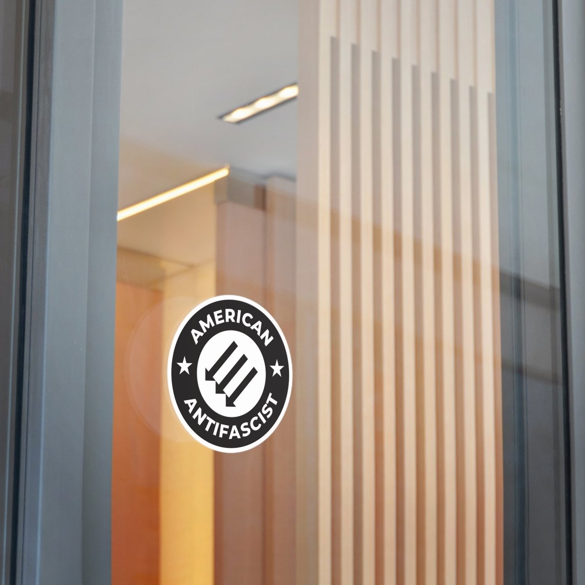 Free Oppression - Stickers - American Antifascist – Round Vinyl Sticker