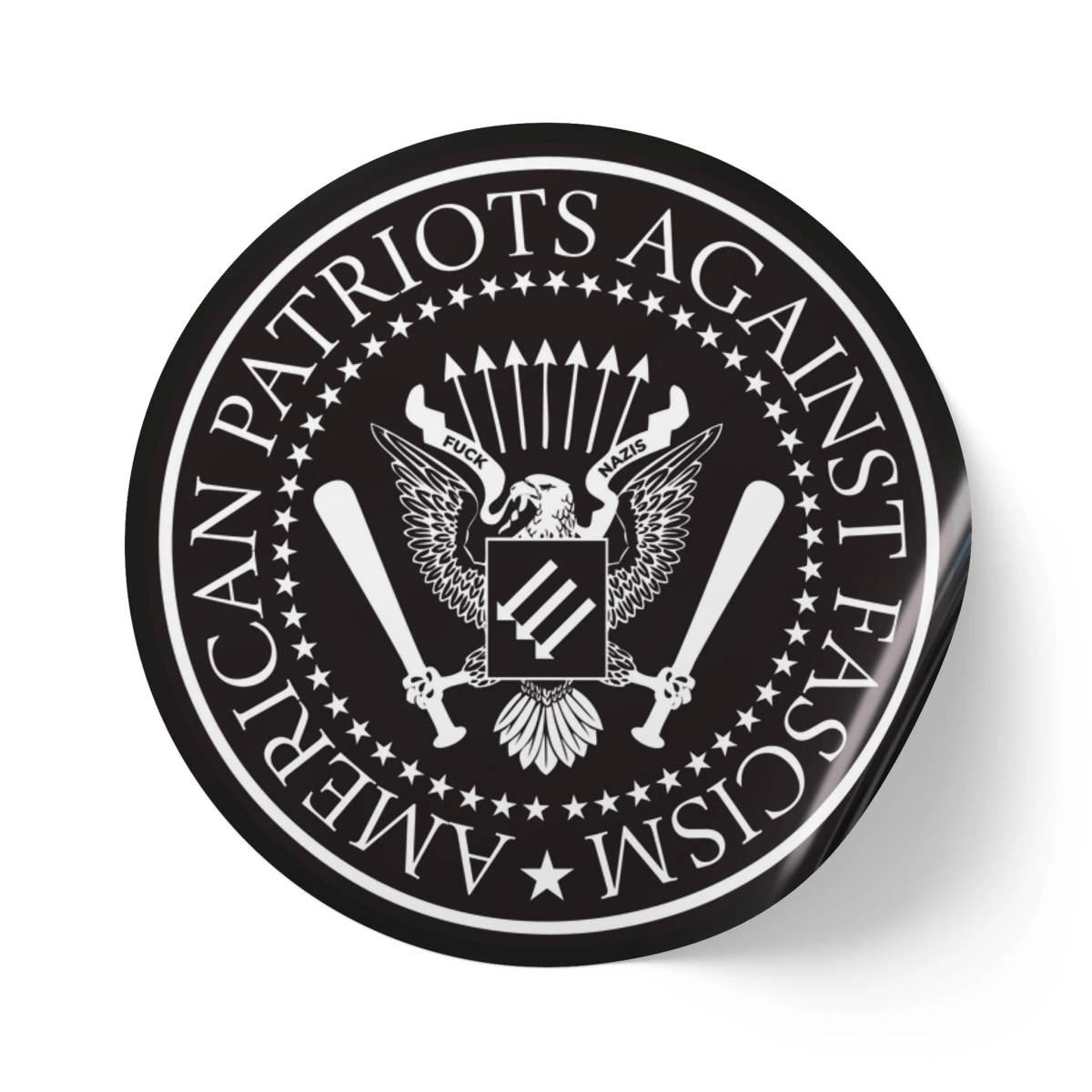 Free Oppression - Stickers - American Patriots Against Fascism – Round Vinyl Sticker