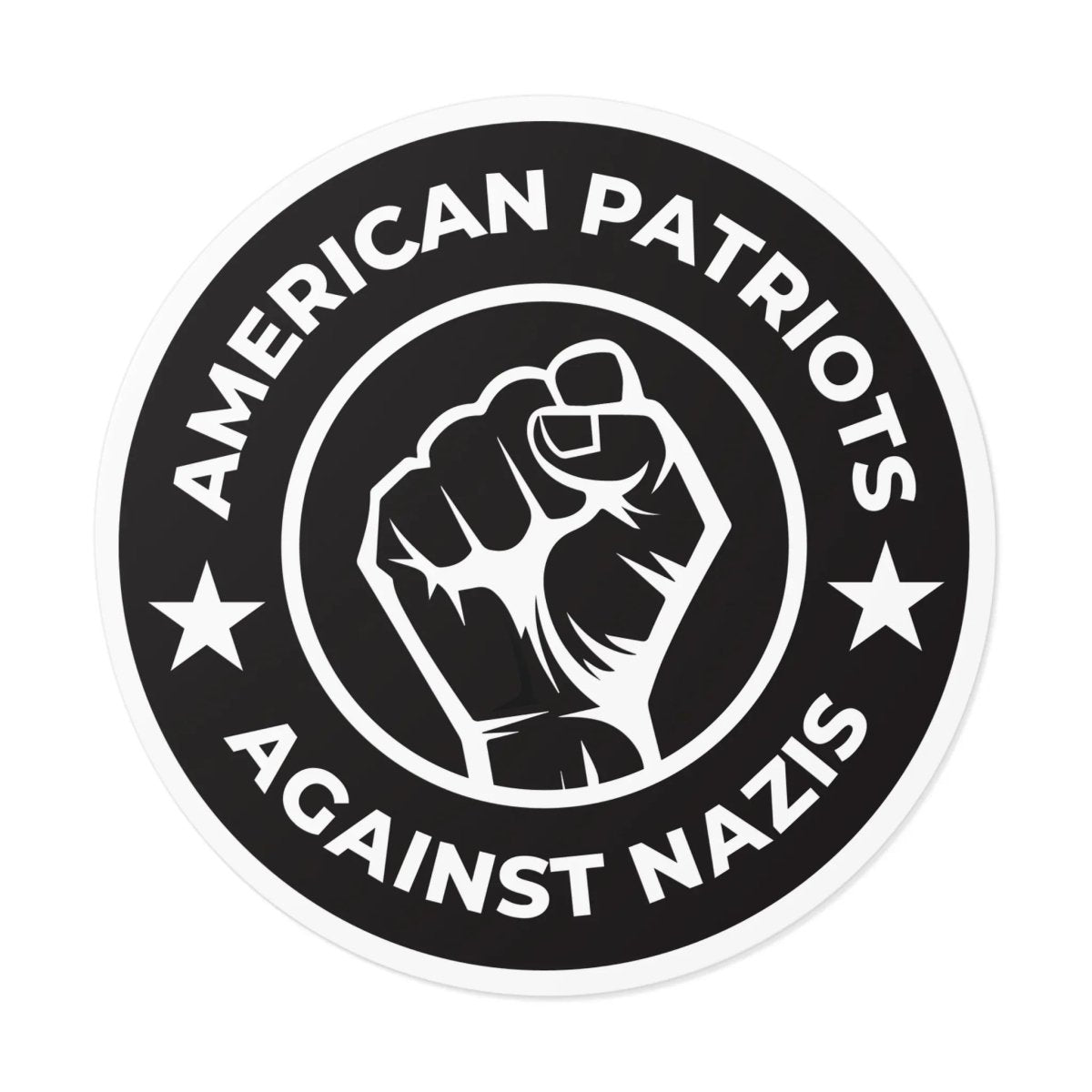Free Oppression - Stickers - American Patriots Against Nazis – Round Vinyl Sticker