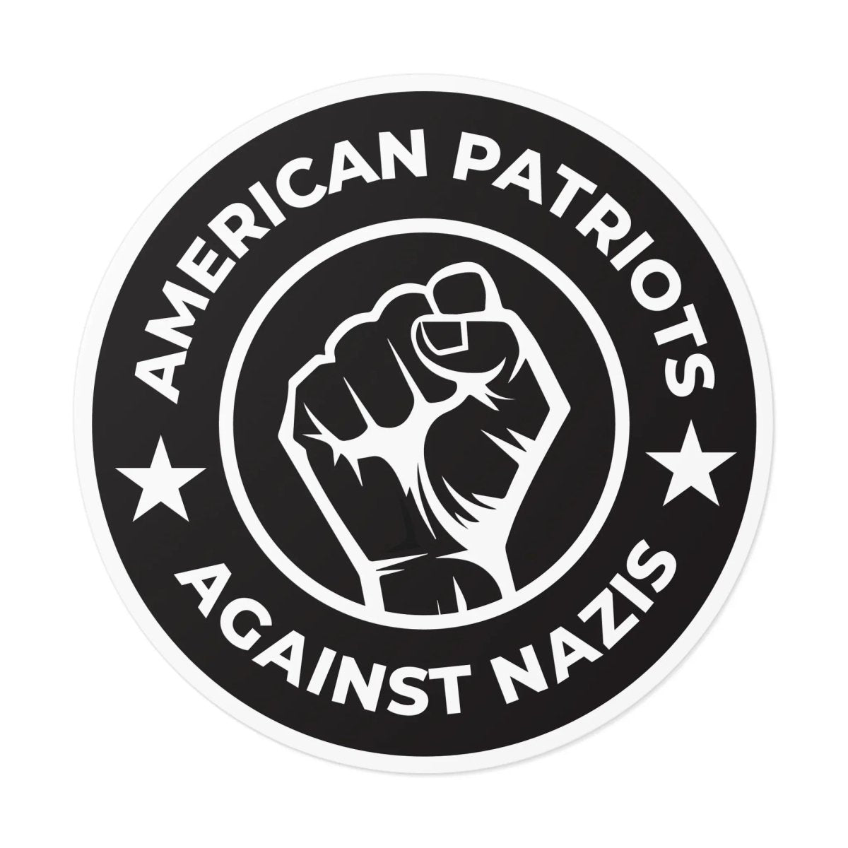 Free Oppression - Stickers - American Patriots Against Nazis – Round Vinyl Sticker
