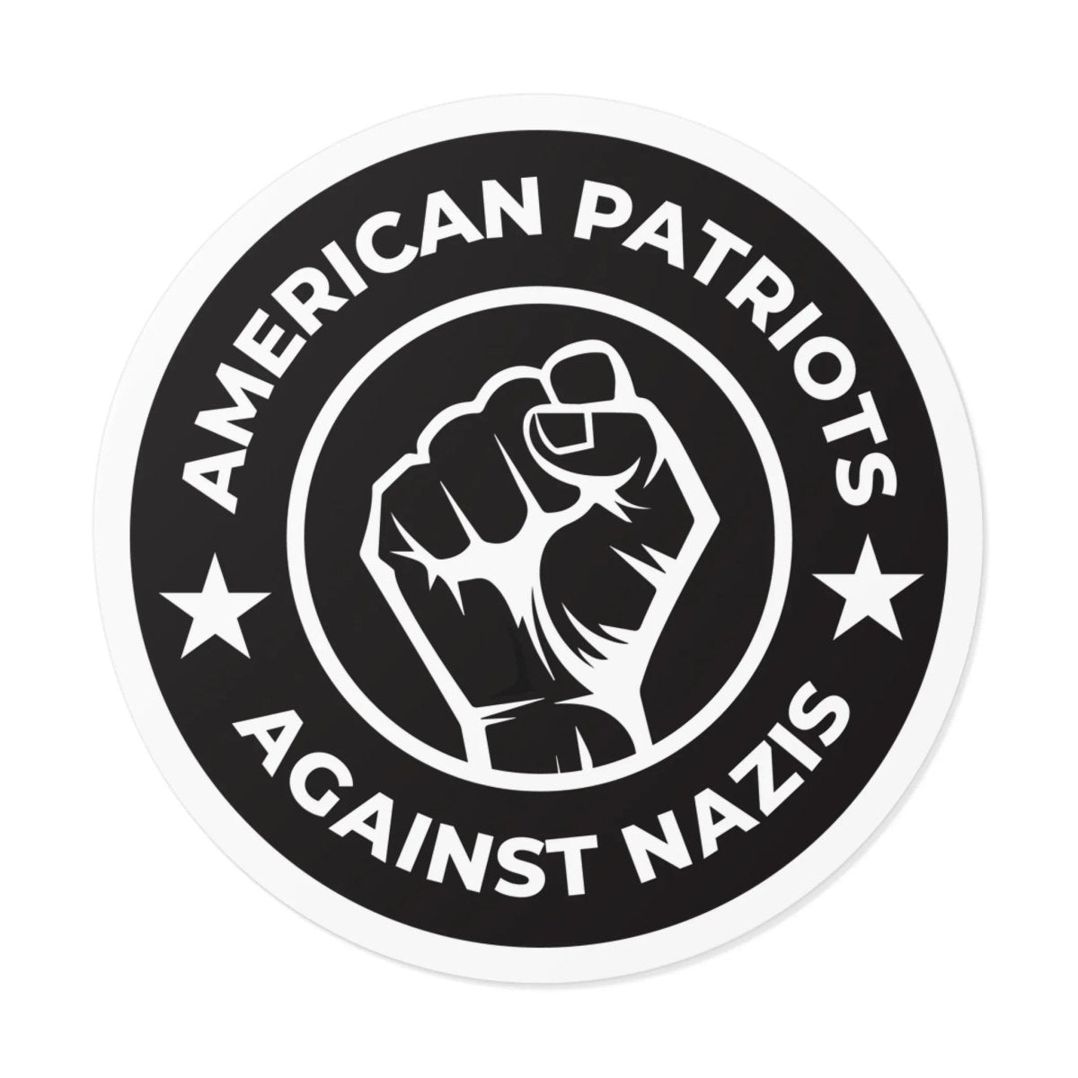 Free Oppression - Stickers - American Patriots Against Nazis – Round Vinyl Sticker