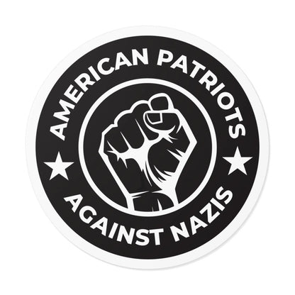 Free Oppression - Stickers - American Patriots Against Nazis – Round Vinyl Sticker