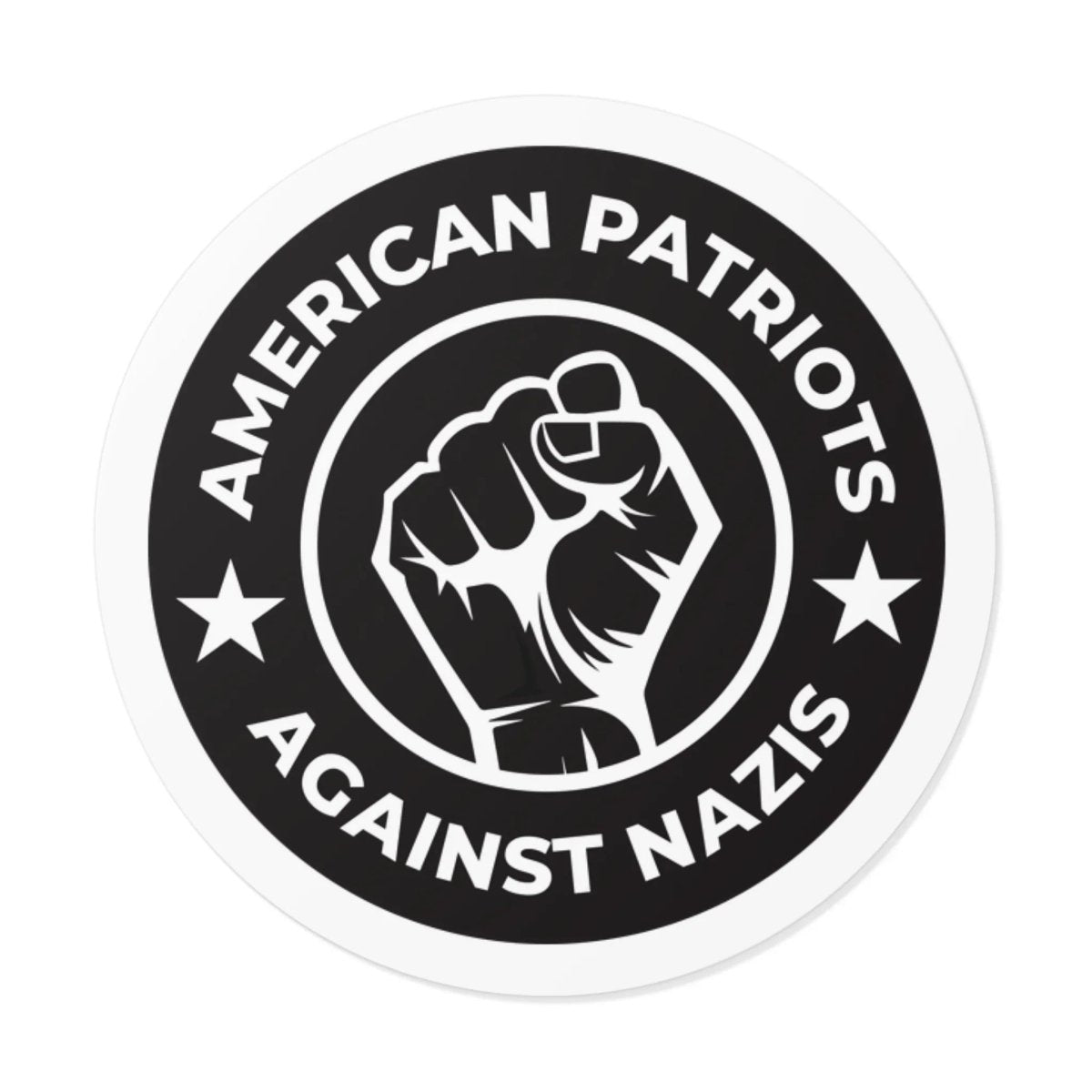 Free Oppression - Stickers - American Patriots Against Nazis – Round Vinyl Sticker