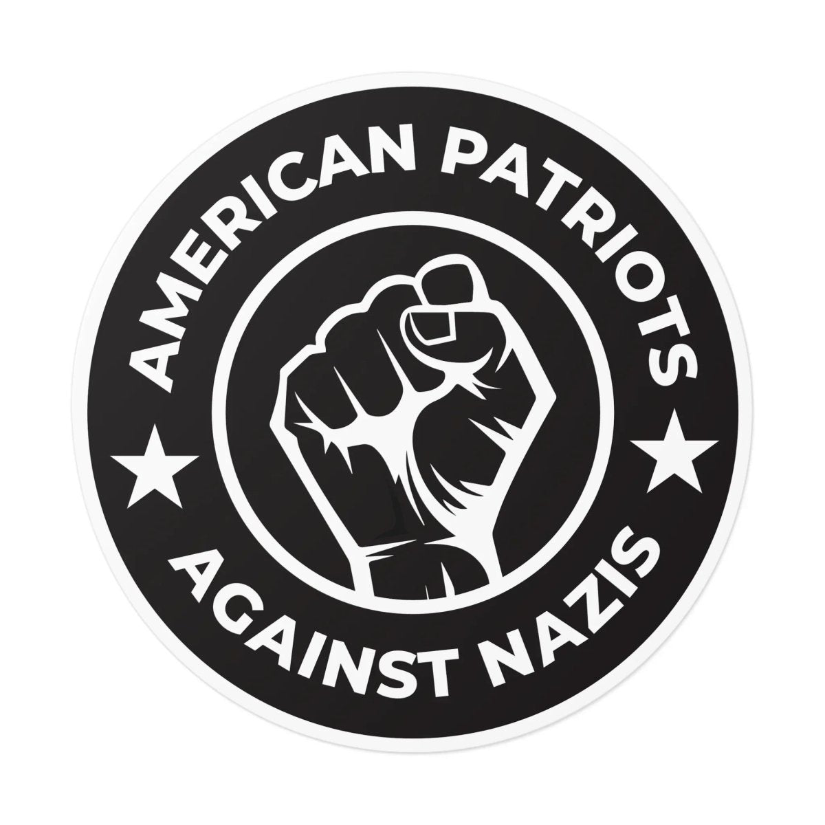 Free Oppression - Stickers - American Patriots Against Nazis – Round Vinyl Sticker