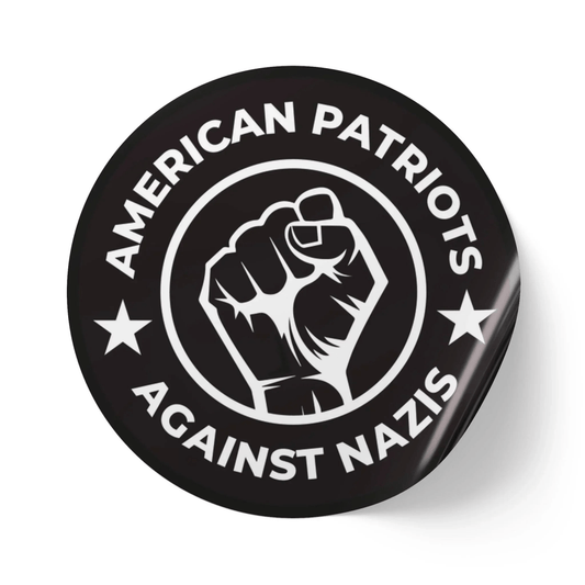 Free Oppression - Stickers - American Patriots Against Nazis – Round Vinyl Sticker