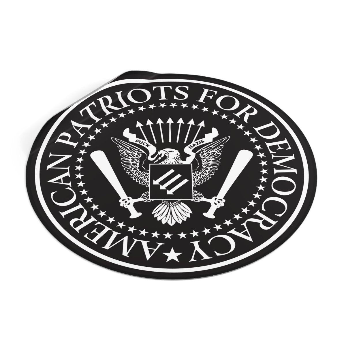 Free Oppression - Stickers - American Patriots For Democracy – Round Vinyl Sticker