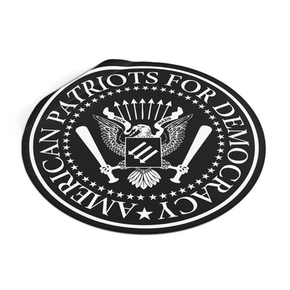 Free Oppression - Stickers - American Patriots For Democracy – Round Vinyl Sticker
