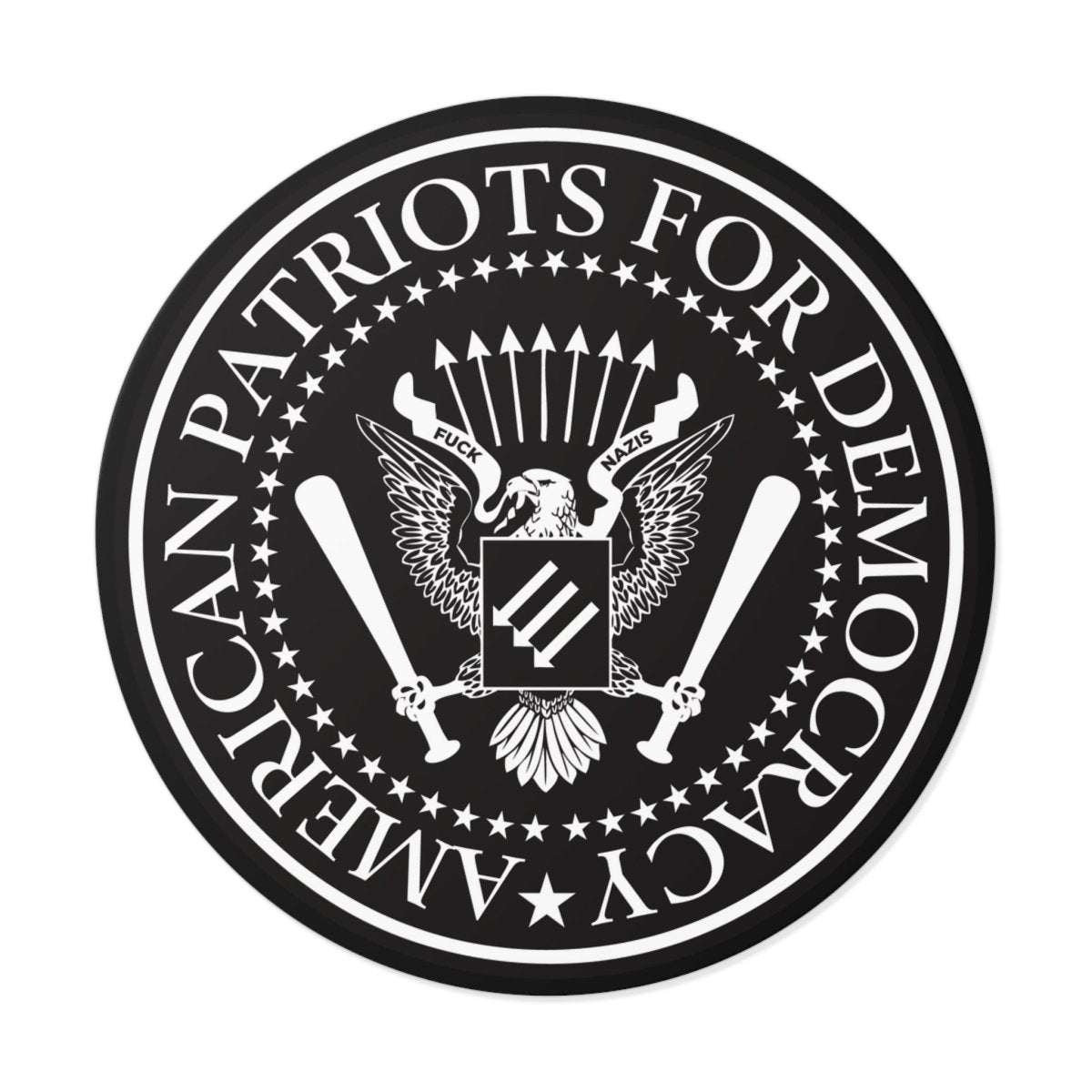 Free Oppression - Stickers - American Patriots For Democracy – Round Vinyl Sticker