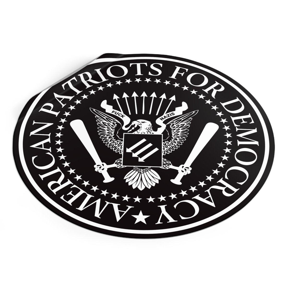 Free Oppression - Stickers - American Patriots For Democracy – Round Vinyl Sticker