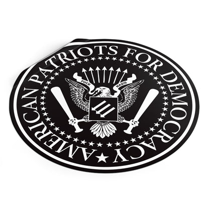Free Oppression - Stickers - American Patriots For Democracy – Round Vinyl Sticker