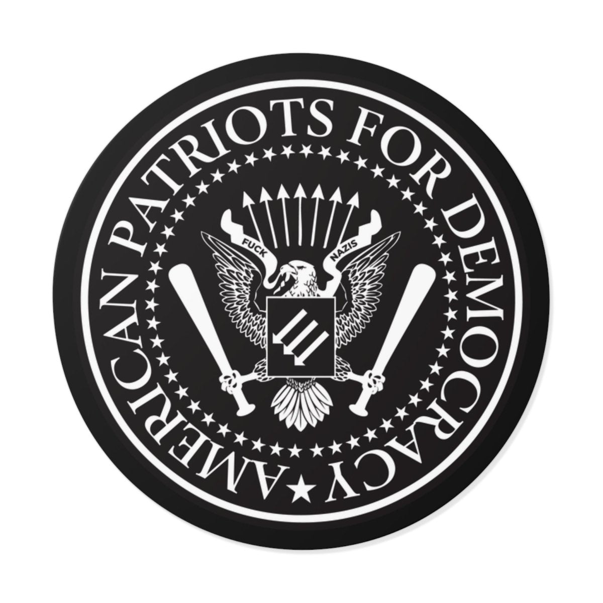 Free Oppression - Stickers - American Patriots For Democracy – Round Vinyl Sticker