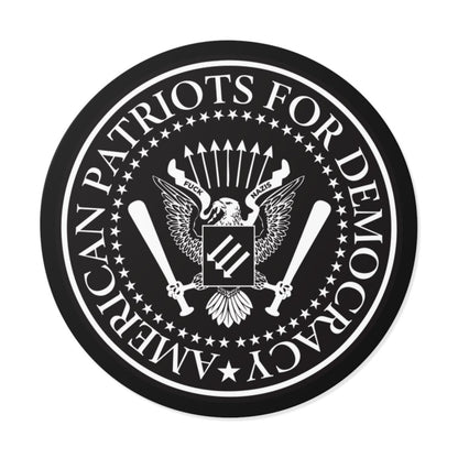 Free Oppression - Stickers - American Patriots For Democracy – Round Vinyl Sticker