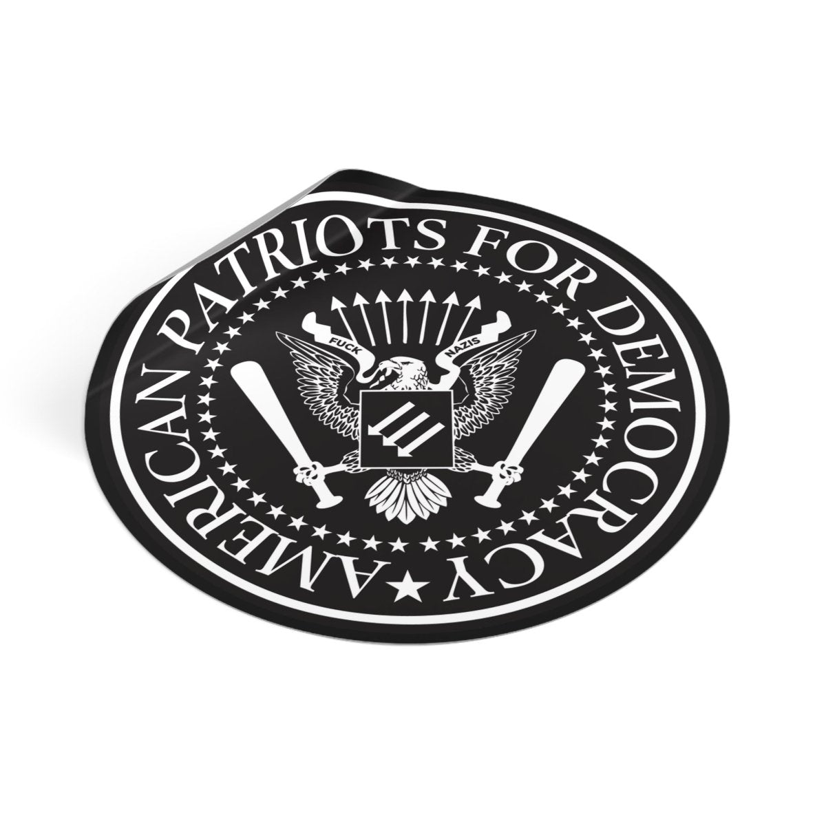 Free Oppression - Stickers - American Patriots For Democracy – Round Vinyl Sticker