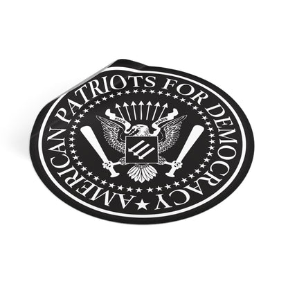 Free Oppression - Stickers - American Patriots For Democracy – Round Vinyl Sticker