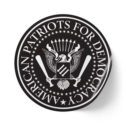 Free Oppression - Stickers - American Patriots For Democracy – Round Vinyl Sticker