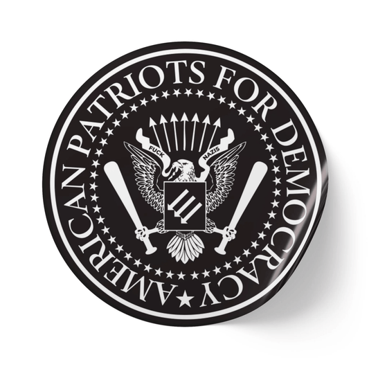 Free Oppression - Stickers - American Patriots For Democracy – Round Vinyl Sticker