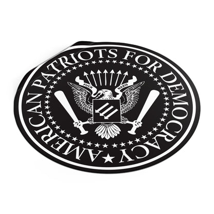 Free Oppression - Stickers - American Patriots For Democracy – Round Vinyl Sticker