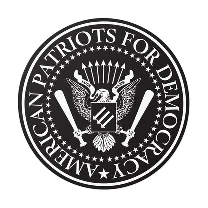 Free Oppression - Stickers - American Patriots For Democracy – Round Vinyl Sticker
