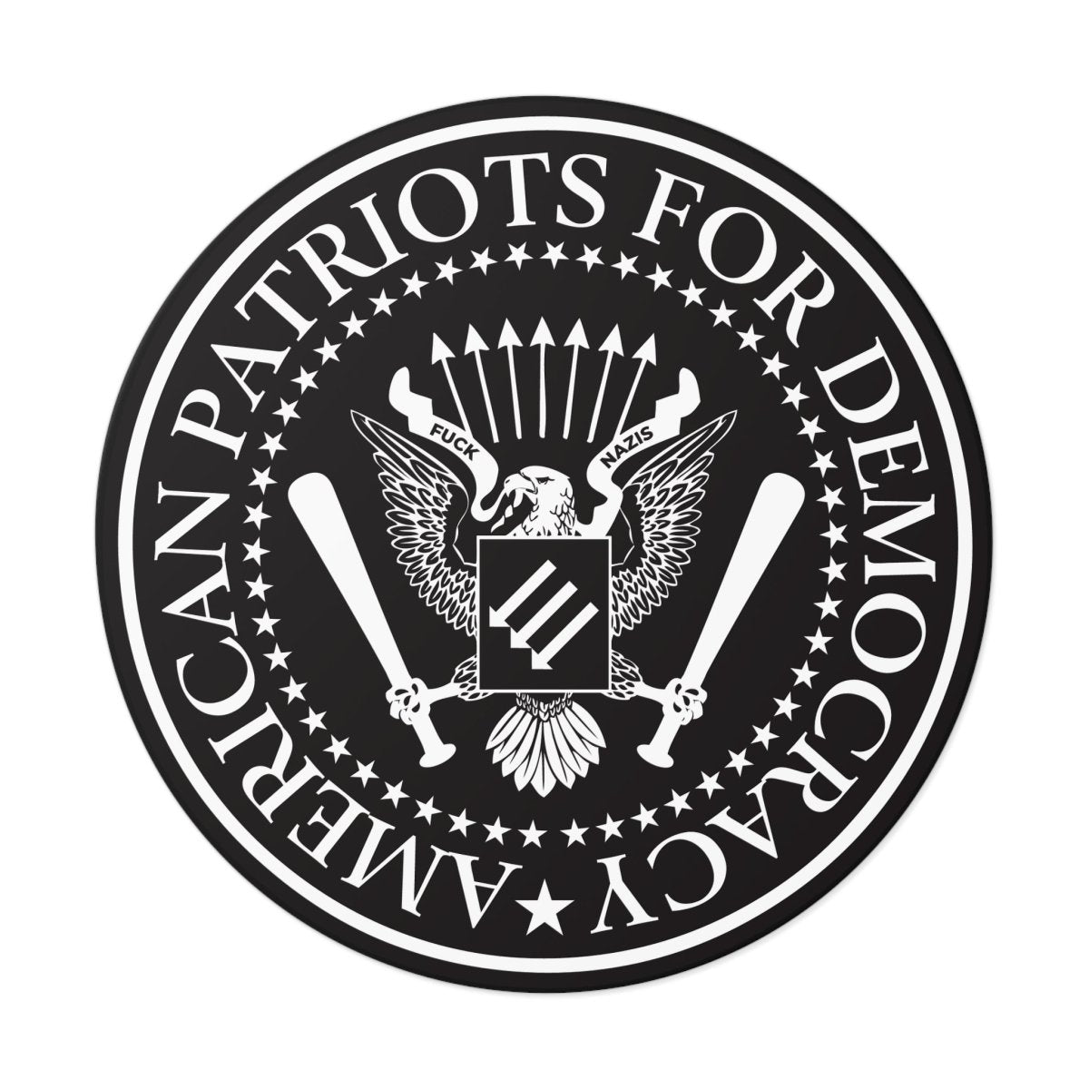 Free Oppression - Stickers - American Patriots For Democracy – Round Vinyl Sticker