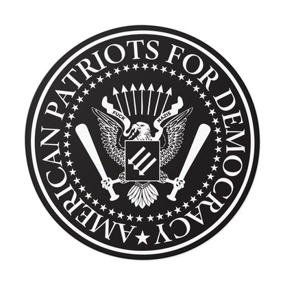 Free Oppression - Stickers - American Patriots For Democracy – Round Vinyl Sticker