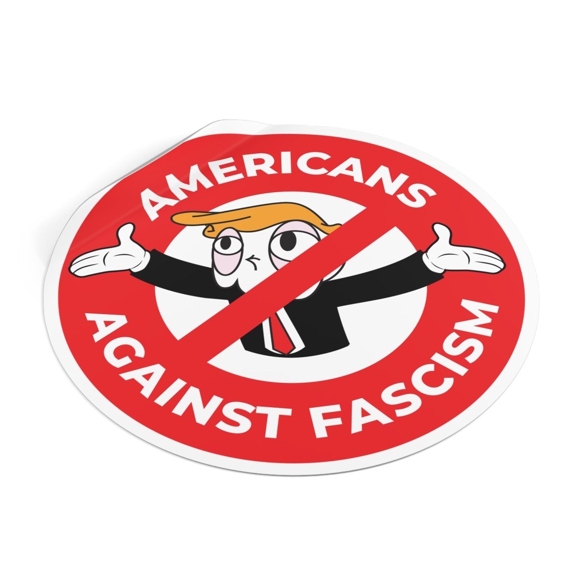 Free Oppression - Stickers - Americans Against Fascism – Round Vinyl Sticker