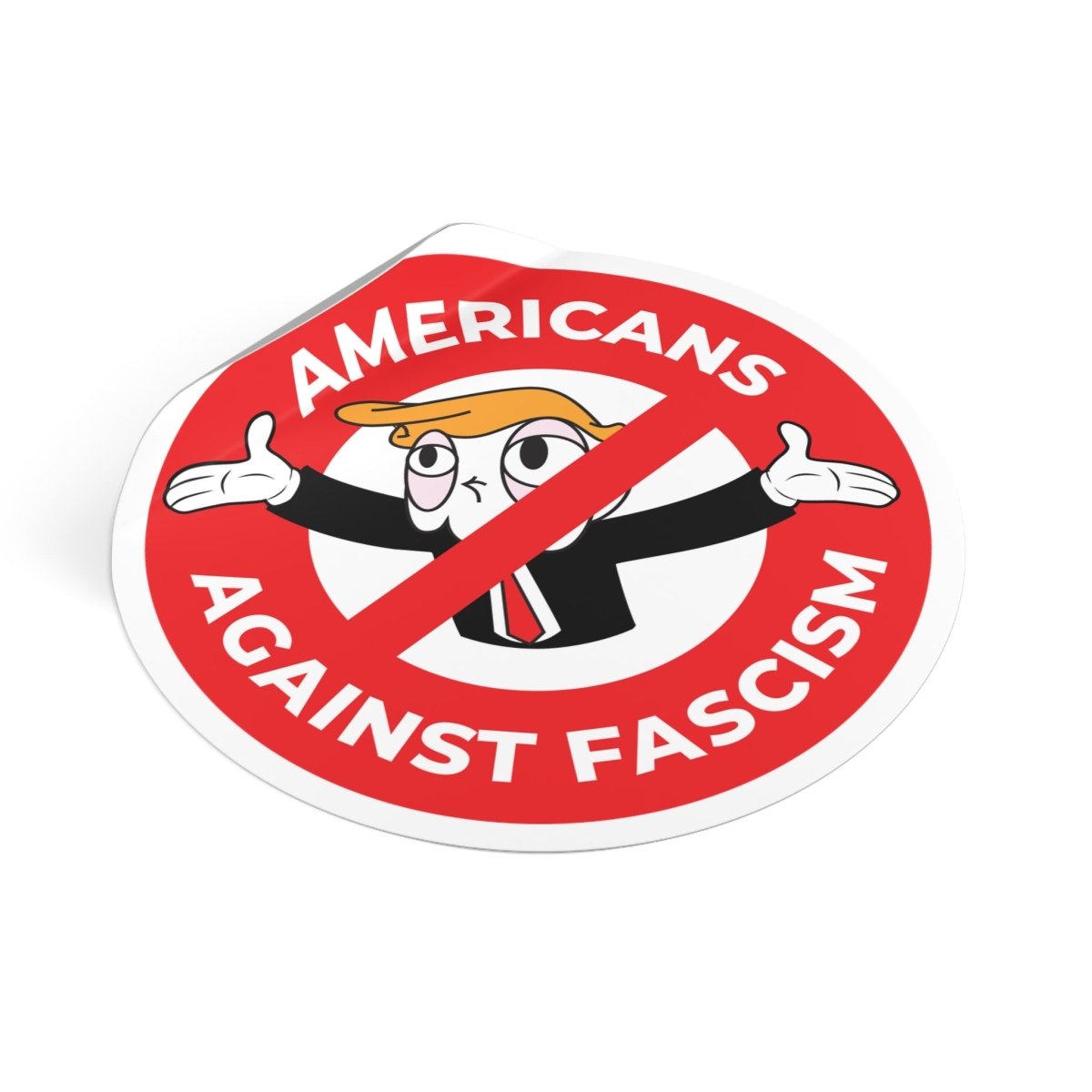 Free Oppression - Stickers - Americans Against Fascism – Round Vinyl Sticker