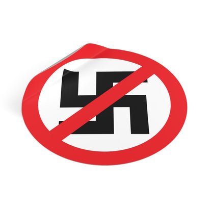 Free Oppression - Stickers - Anti - Nazi – Round Vinyl Sticker