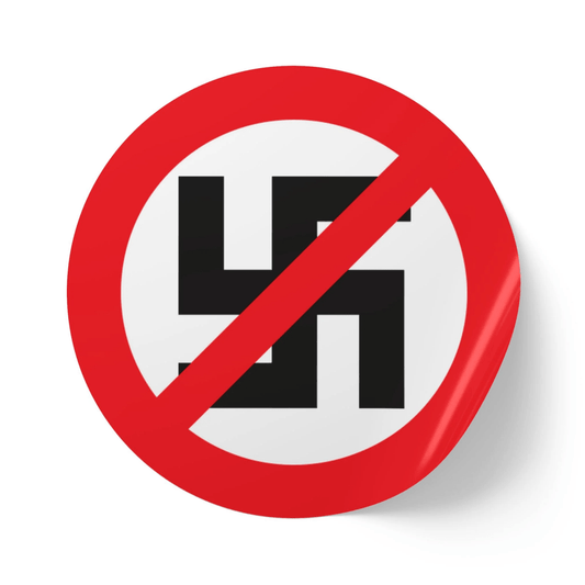 Free Oppression - Stickers - Anti - Nazi – Round Vinyl Sticker