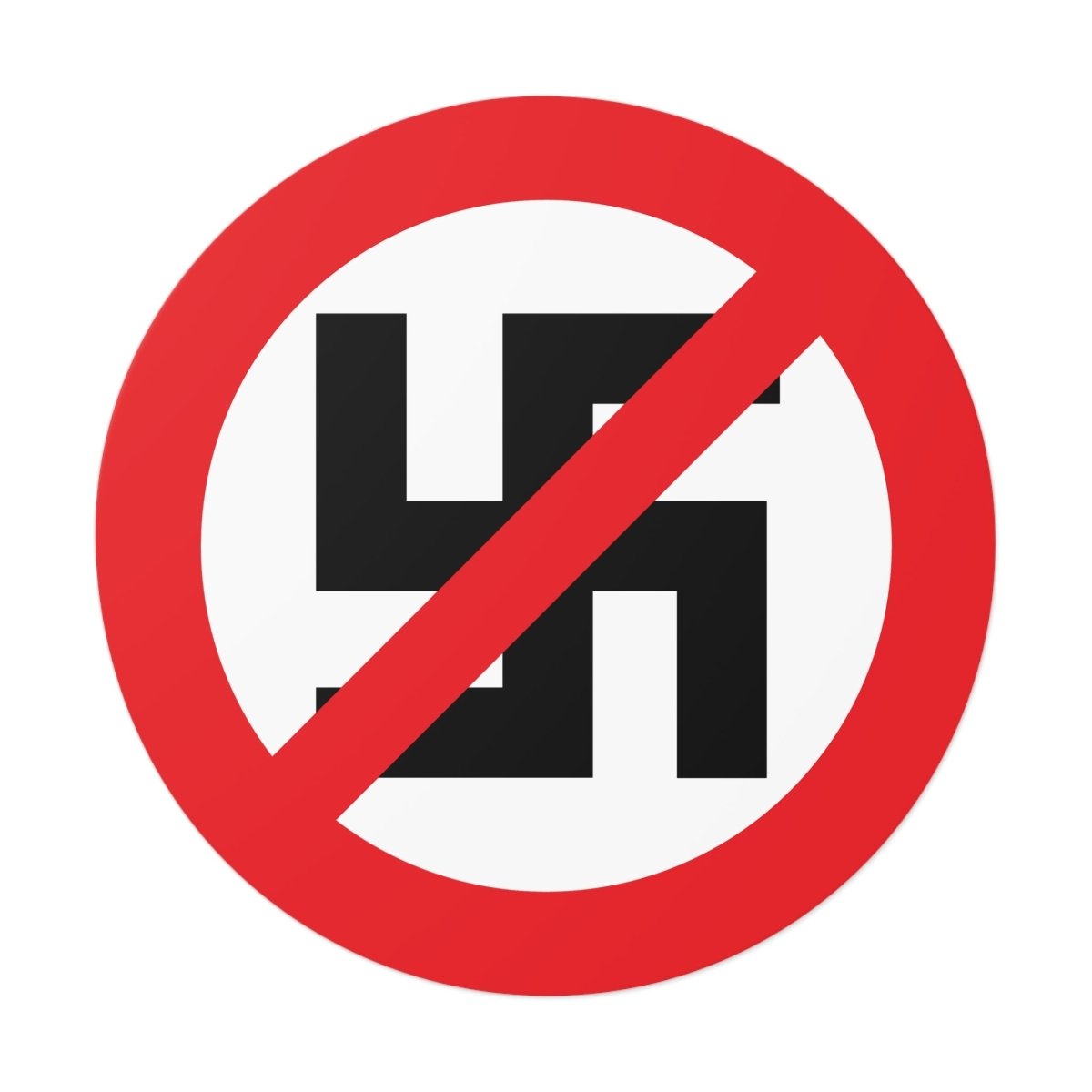 Free Oppression - Stickers - Anti - Nazi – Round Vinyl Sticker