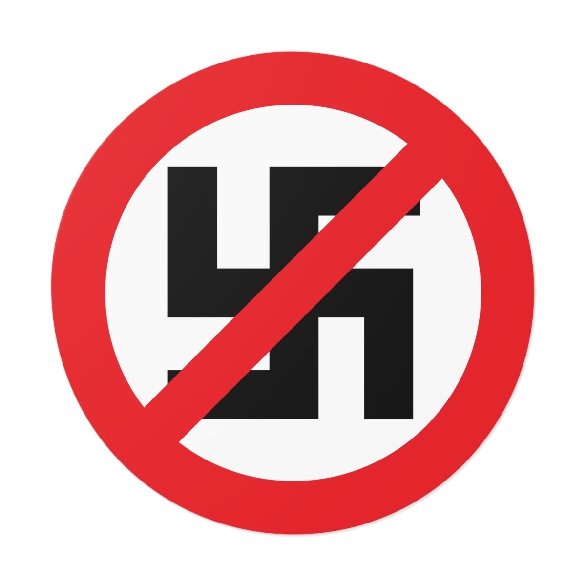 Free Oppression - Stickers - Anti - Nazi – Round Vinyl Sticker