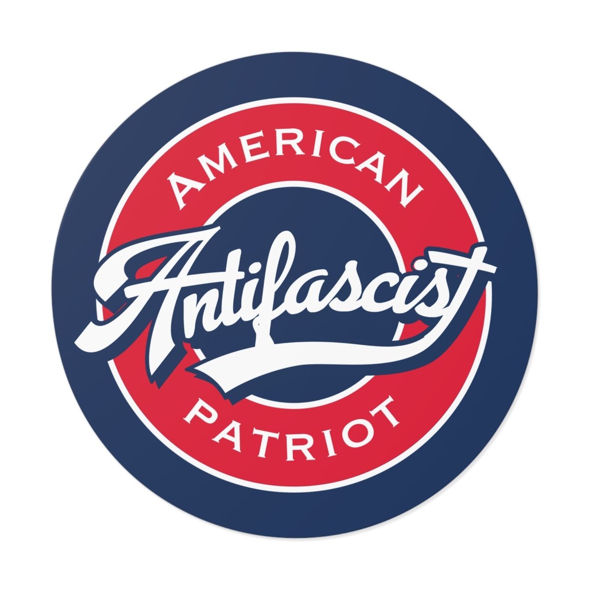 Free Oppression - Stickers - Antifascist American Patriot – Round Vinyl Sticker