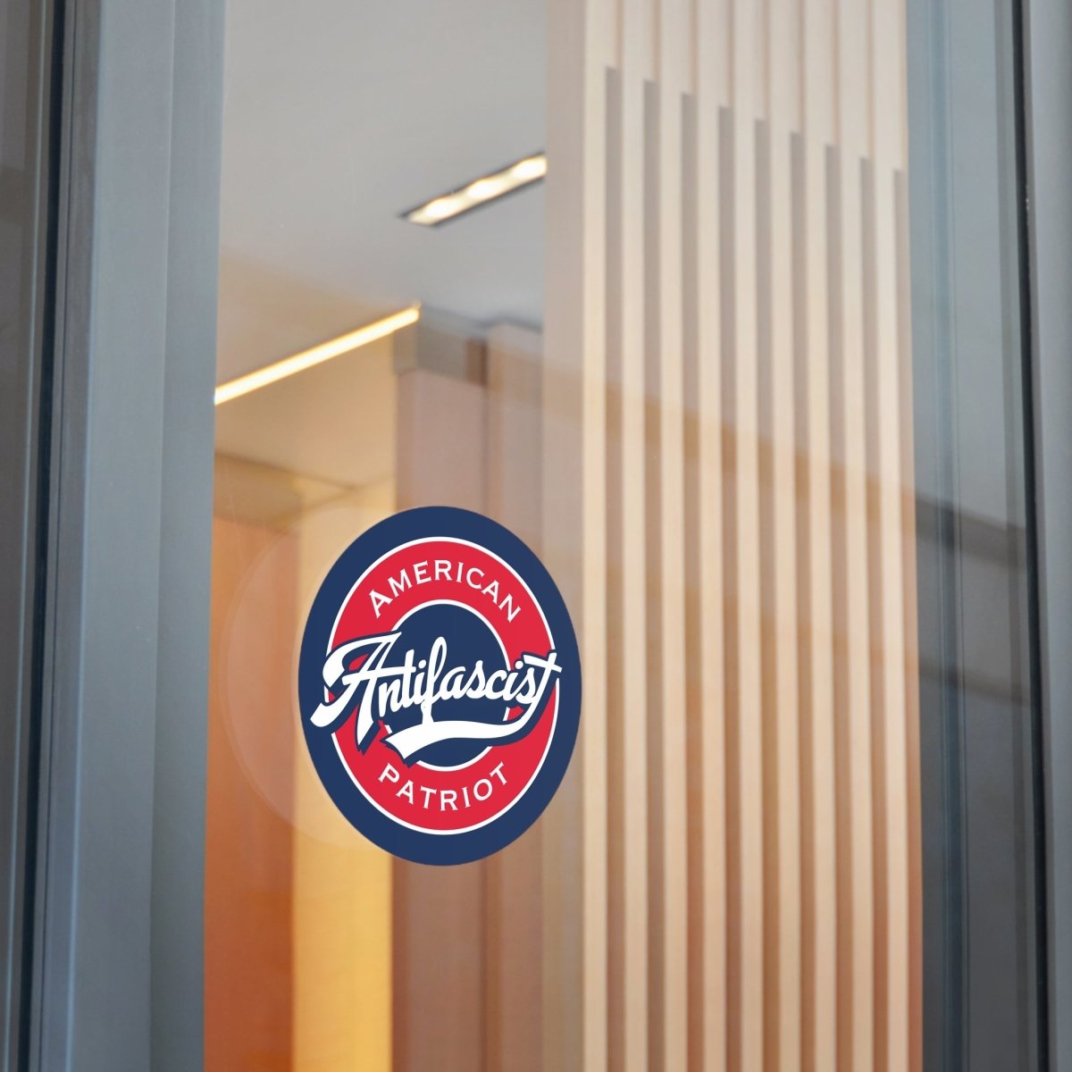 Free Oppression - Stickers - Antifascist American Patriot – Round Vinyl Sticker