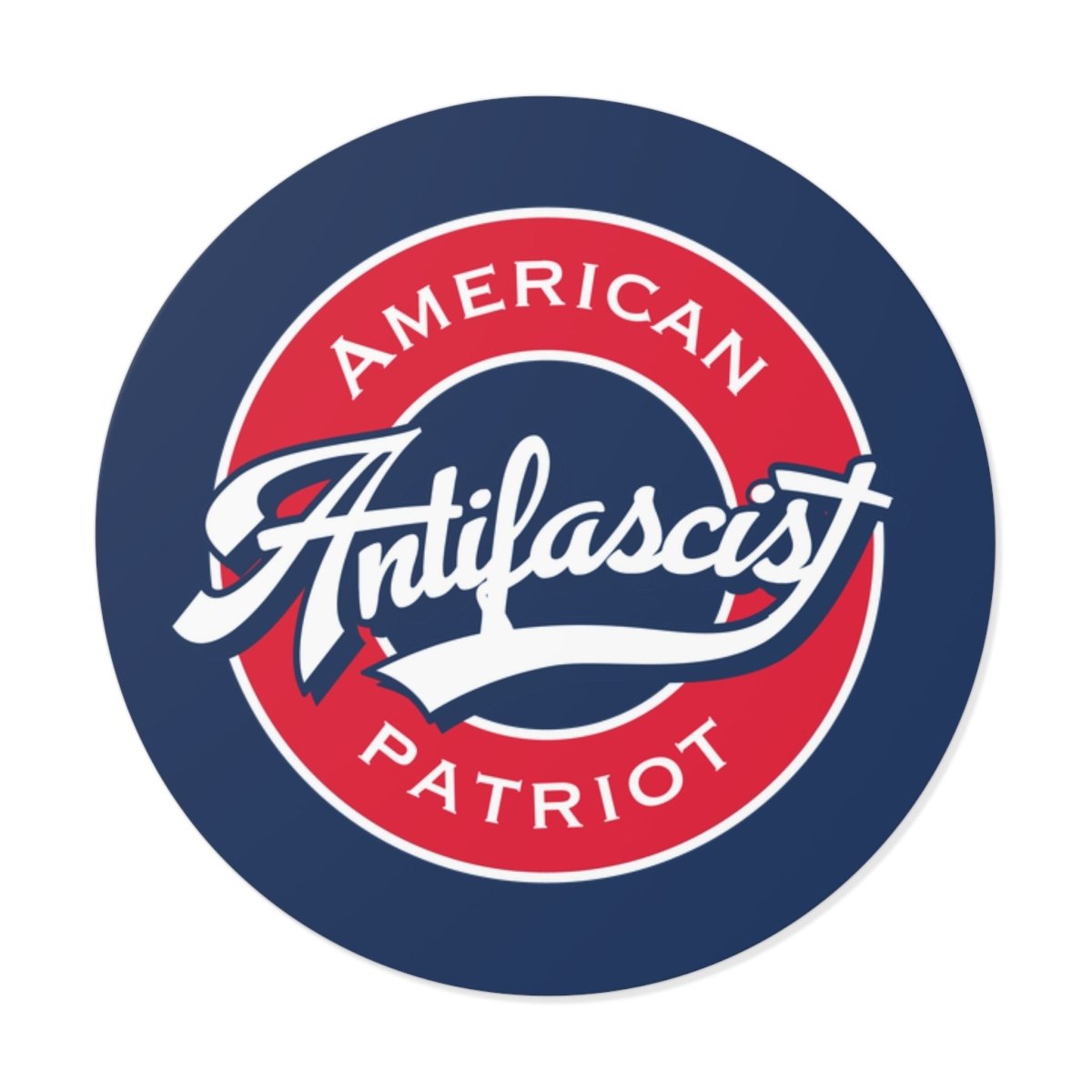 Free Oppression - Stickers - Antifascist American Patriot – Round Vinyl Sticker