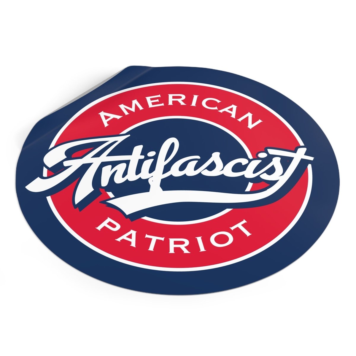 Free Oppression - Stickers - Antifascist American Patriot – Round Vinyl Sticker