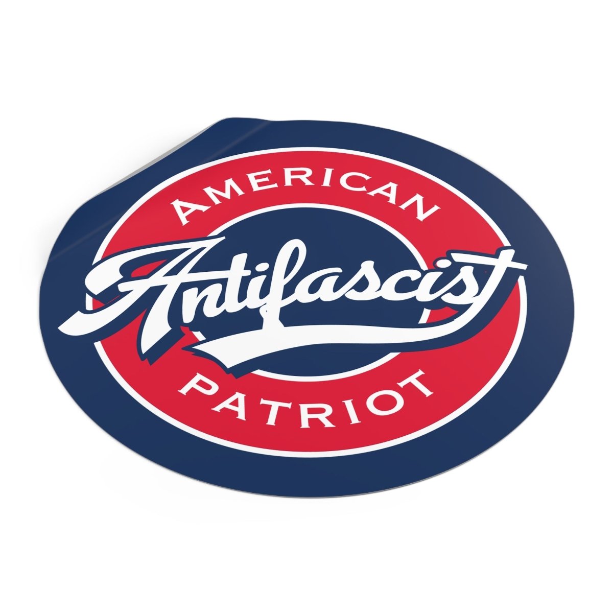 Free Oppression - Stickers - Antifascist American Patriot – Round Vinyl Sticker