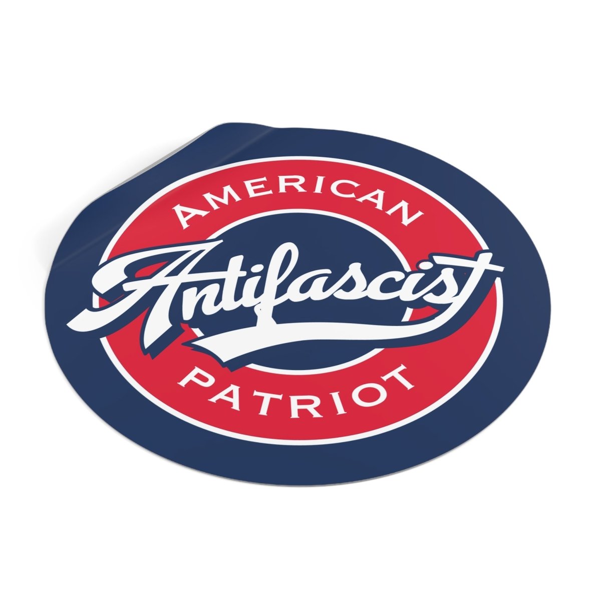 Free Oppression - Stickers - Antifascist American Patriot – Round Vinyl Sticker