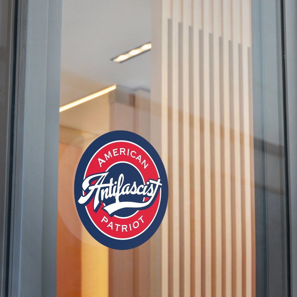 Free Oppression - Stickers - Antifascist American Patriot – Round Vinyl Sticker