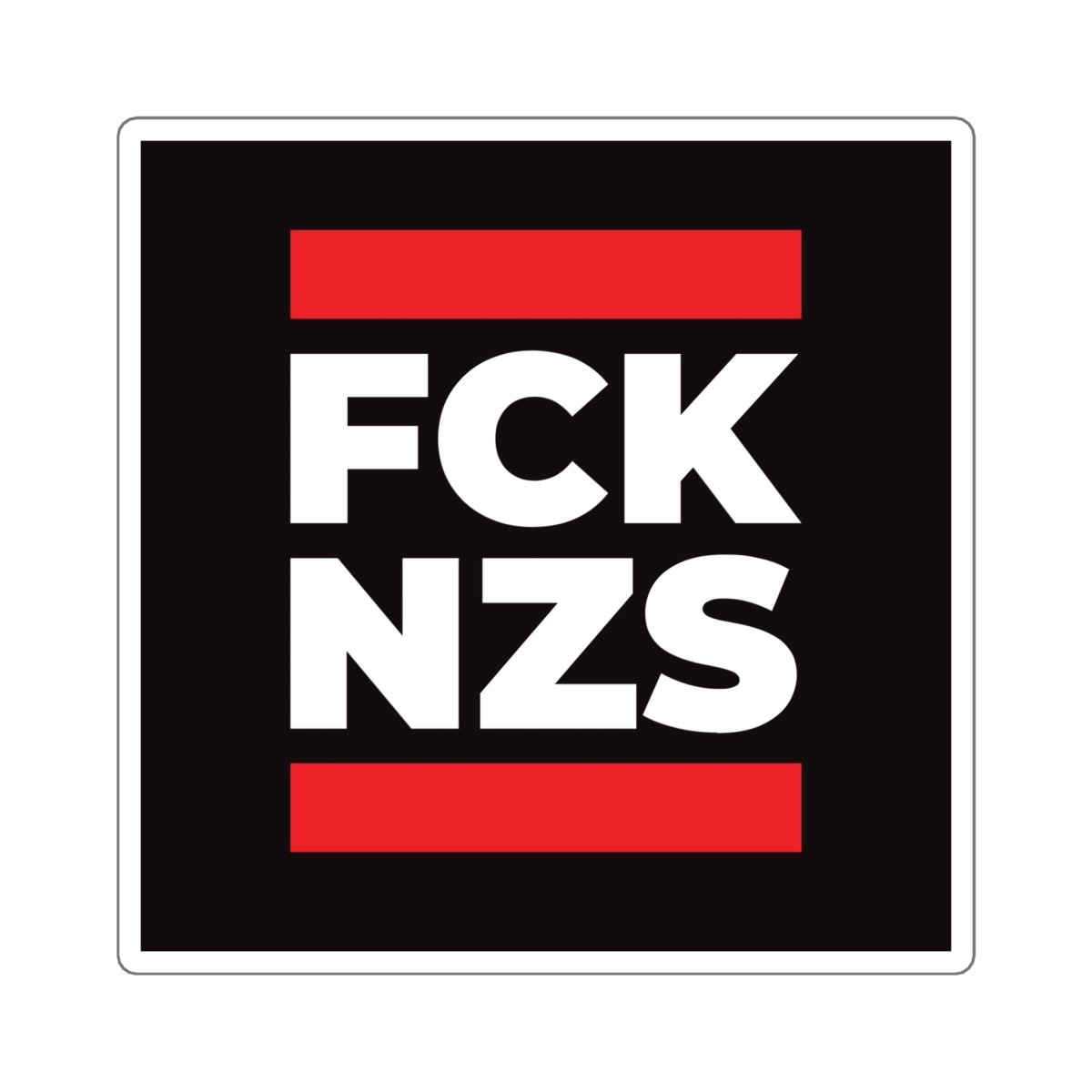 Free Oppression - Stickers - FCK NZS – Square Vinyl Sticker