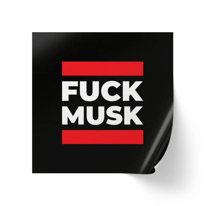 Free Oppression - Stickers - Fuck Musk – Square Vinyl Sticker