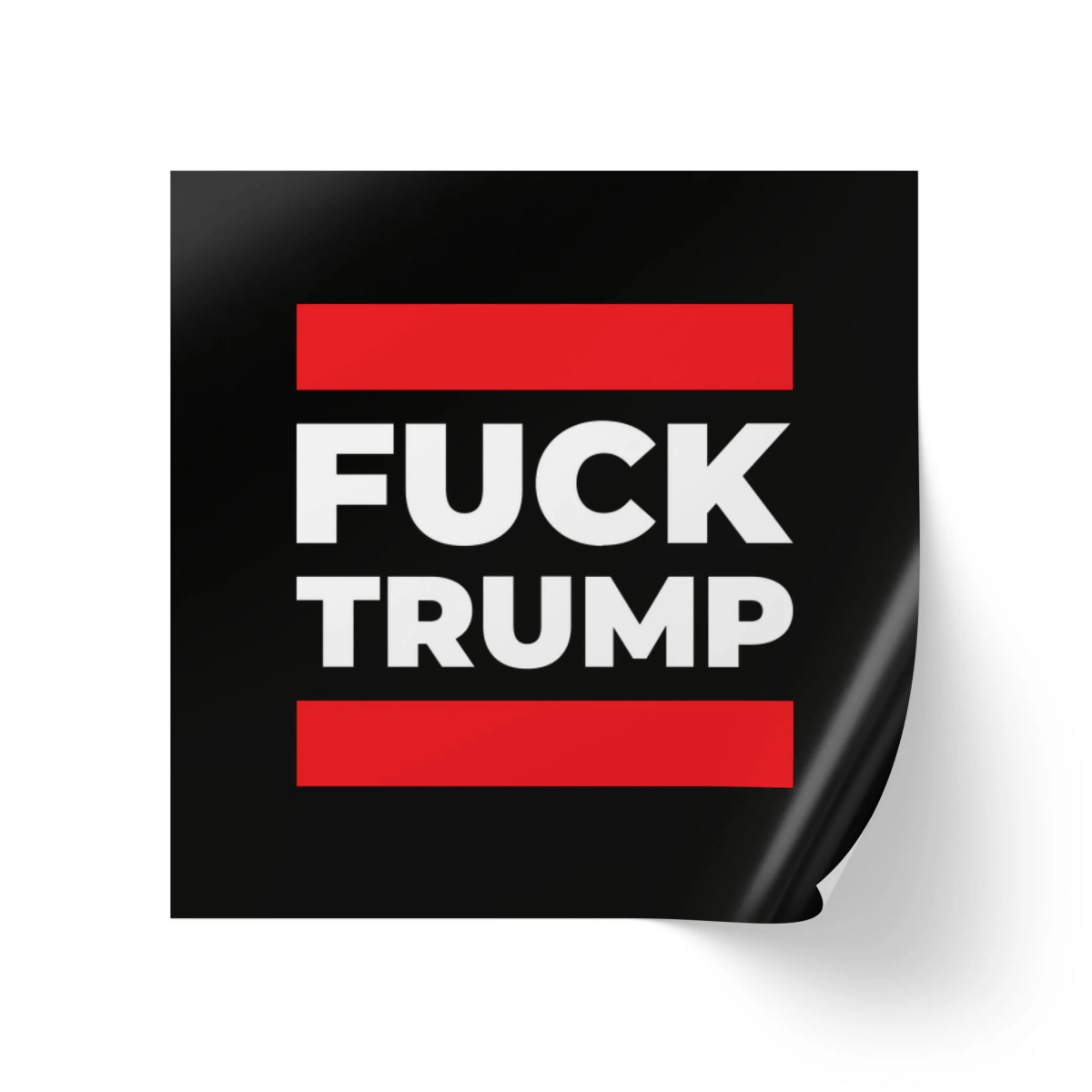 Free Oppression - Stickers - Fuck Trump – Square Vinyl Sticker